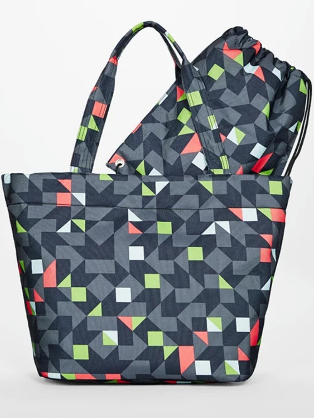 Fabletics Gym Bag With Yoga Mat Sleeve And String Backpack.